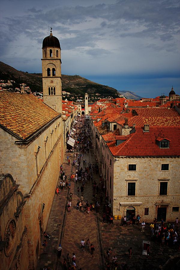 Stradun, the Main Street in Dubrovnik